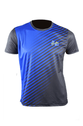 Men's O-neck sports printed short-sleeved technical t-shirt