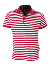 Sailor polo shirt - Red/white