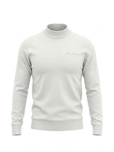 Turti - White | Finoman kötött garbó pulóver (fehér)