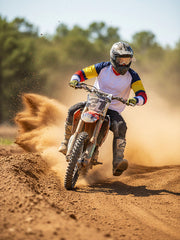 Men's V-neck long-sleeved technical sports t-shirt - white