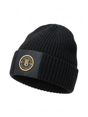 Beanie Two - Beige | Kötött anyagában csíkos beanie sapka (bézs)