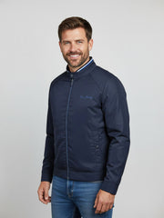 Quilted shoulder transitional jacket