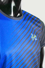 Men's O-neck sports printed short-sleeved technical t-shirt