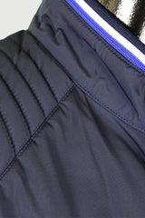 Quilted shoulder transitional jacket