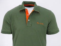 Frederic - Khaki green / orange