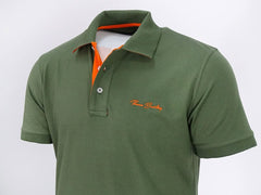 Frederic - Khaki green / orange