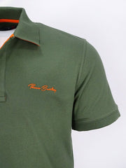 Frederic - Khaki green / orange