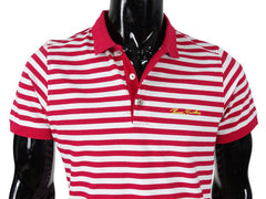 Sailor polo shirt - Red/white