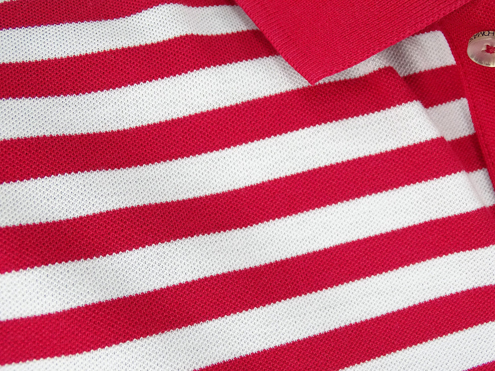 Sailor polo shirt - Red/white
