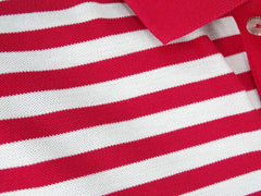 Sailor polo shirt - Red/white