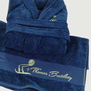 The Nation's Gold Robe Plus Towel Gift Set