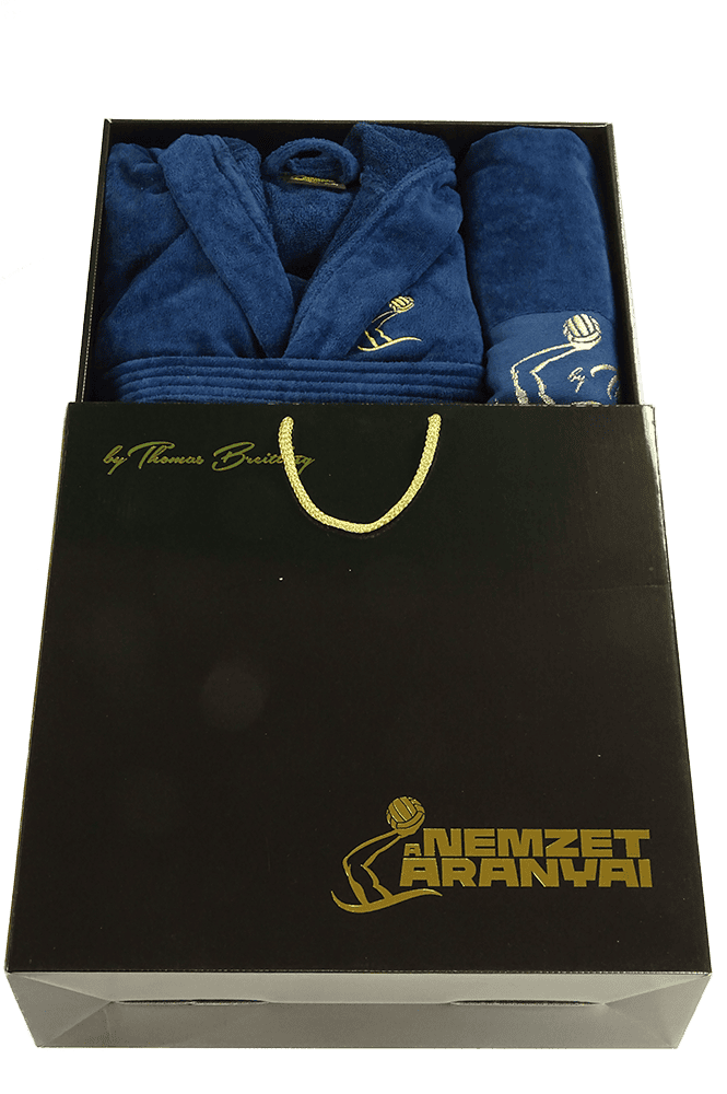 The Nation's Gold Robe Plus Towel Gift Set