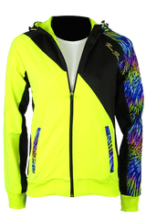 Breitling Sport Sup women's elastic colorful warm-up top.