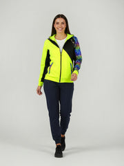 Breitling Sport Sup women's elastic colorful warm-up top.