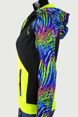 Breitling Sport Sup women's elastic colorful warm-up top.
