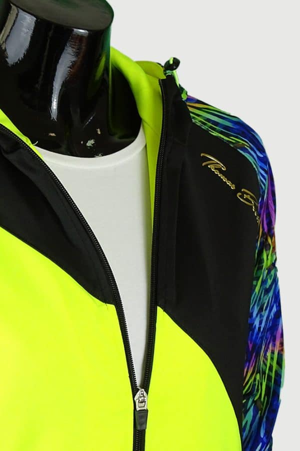 Breitling Sport Sup women's elastic colorful warm-up top.