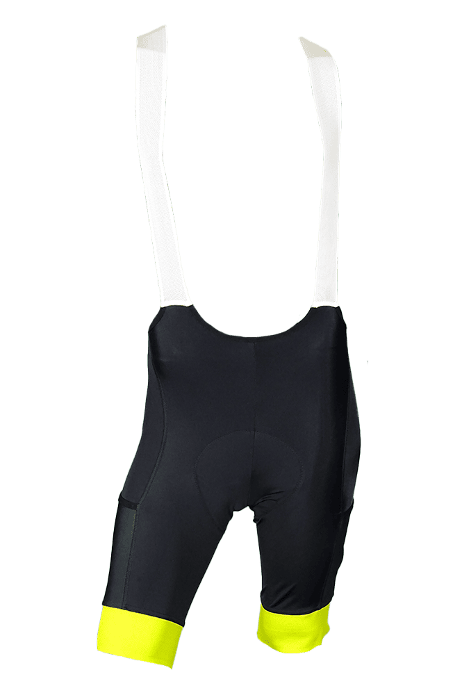 Limited edition, numbered cycling pro jersey and bib cargo shorts set - black