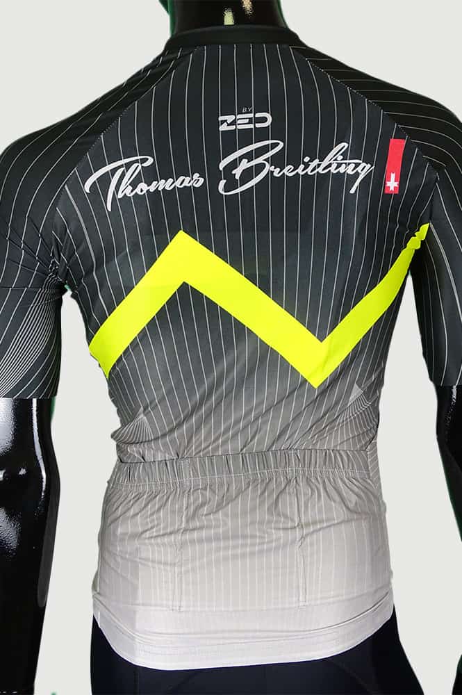 Limited edition, numbered cycling pro jersey and bib cargo shorts set - black