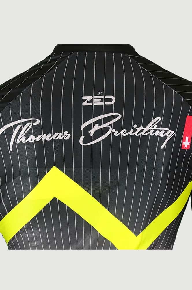 Limited edition, numbered cycling pro jersey and bib cargo shorts set - black