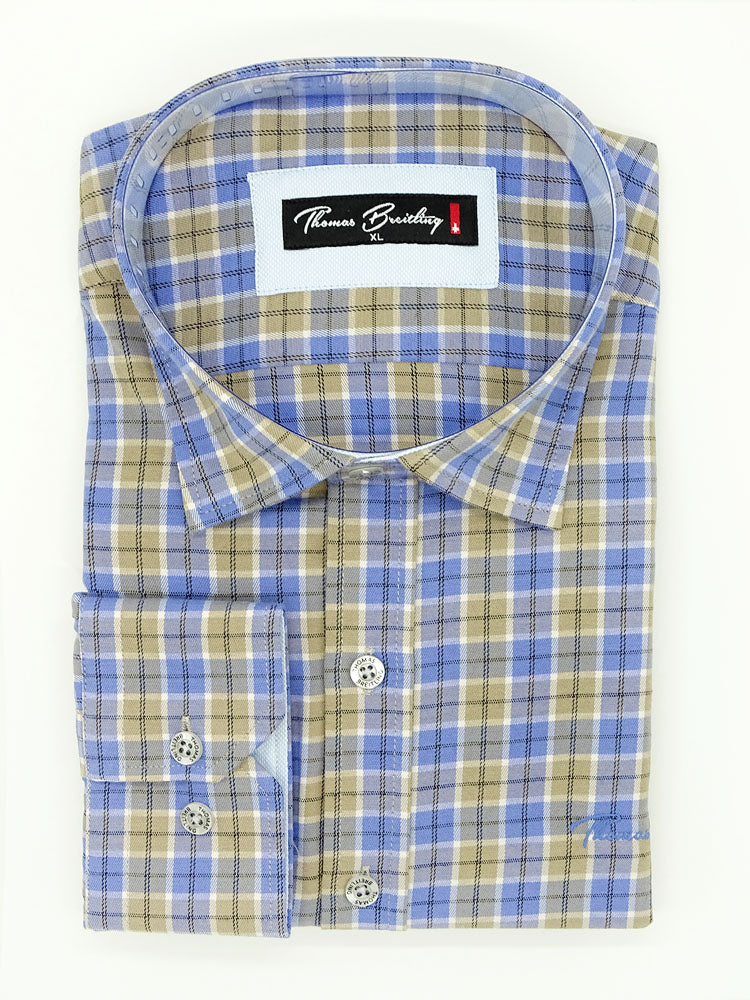 Ascona - Blue, beige, white