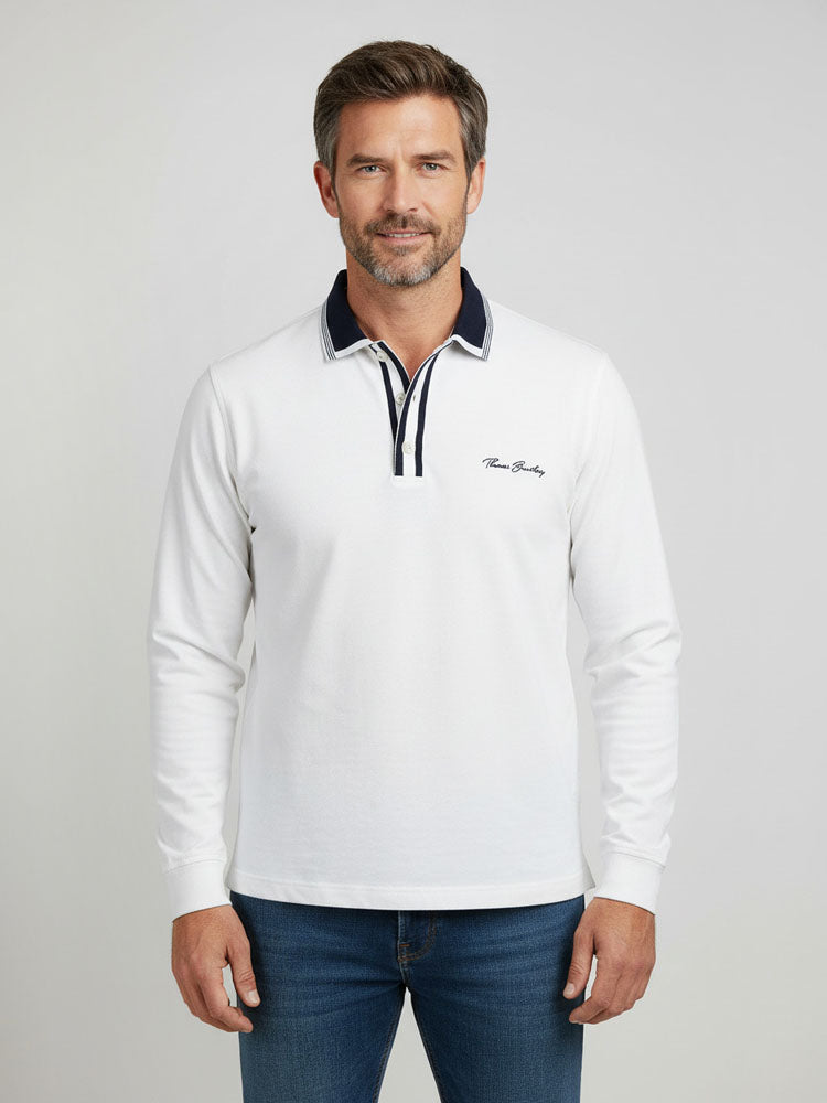 Noah - White, dark blue