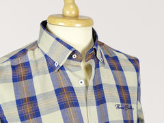 Seth - beige, blue, orange