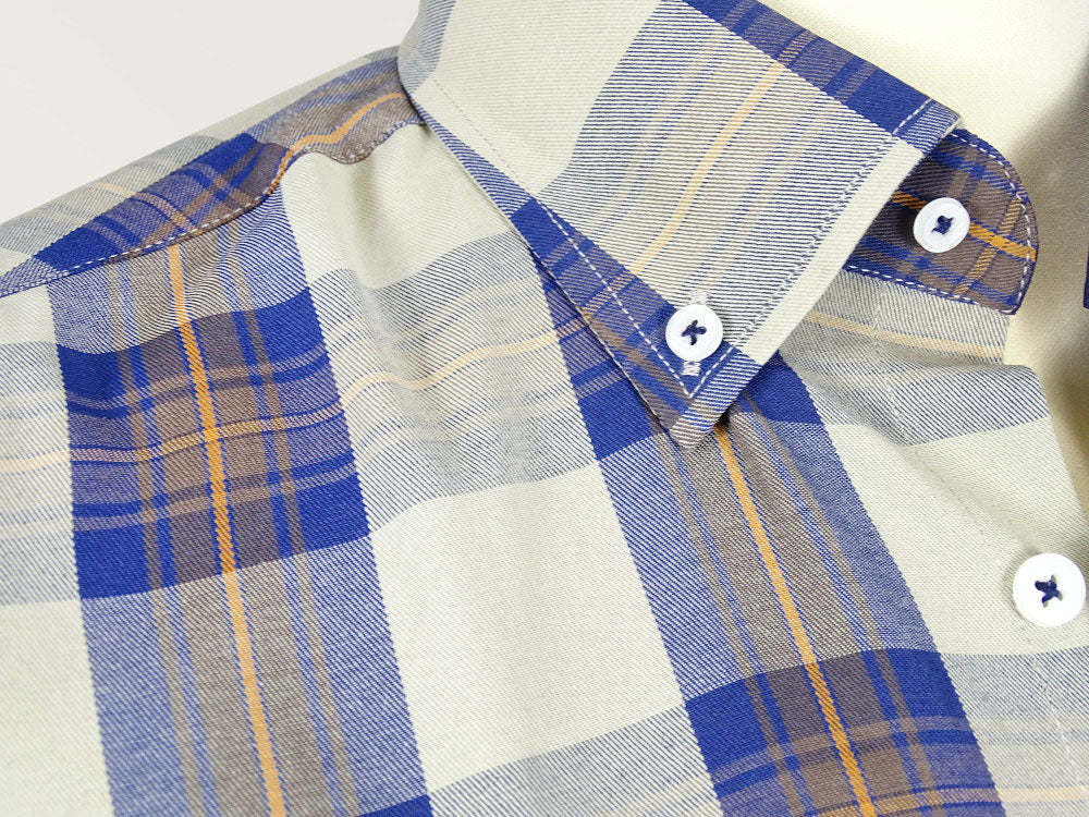 Seth - beige, blue, orange