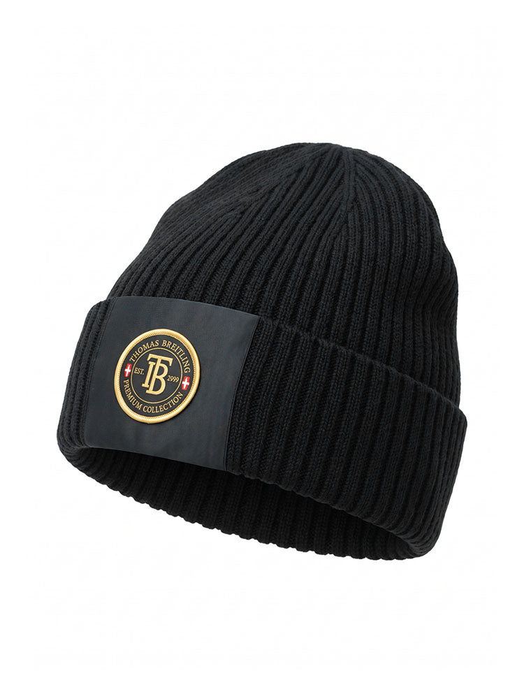 Beanie Two - Beige | Kötött anyagában csíkos beanie sapka (bézs)