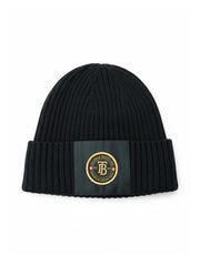 Beanie Two - Beige | Kötött anyagában csíkos beanie sapka (bézs)