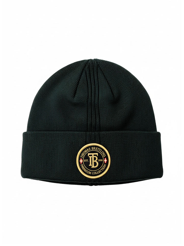 Beanie Three - Black | Kötött basic beanie sapka (fekete)