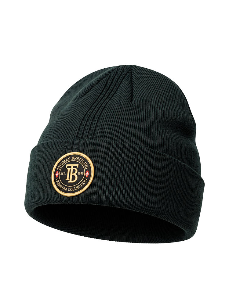 Beanie Three - Black | Kötött basic beanie sapka (fekete)