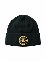 Beanie Three - Black | Kötött basic beanie sapka (fekete)